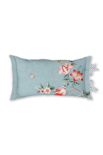 Pip Studio  Dekokissen Okinawa Cushion Blue 35X60 35 x 60 cm 1 Zierkissen Blau