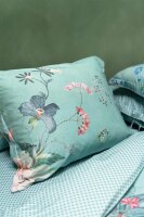 Pip Studio  Dekokissen Tokyo Bouquet Cushion Green 35X60 35 x 60 cm 1 Zierkissen Grün