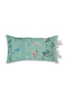 Pip Studio  Dekokissen Tokyo Bouquet Cushion Green 35X60 35 x 60 cm 1 Zierkissen Grün