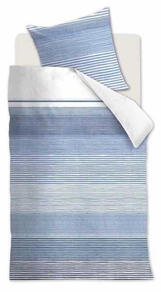 Rivièra Maison Renforcé Kissenhülle  Stination Blue 80X80 80 x 80 cm 1 Kissenbezug Blau