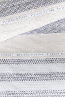 Rivièra Maison Renforcé Kissenhülle Woven Nature Grey 80X80 80 x 80 cm 1 Kissenbezug Grau