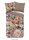 Descanso Mako Satin Bettwäsche 135 X 200 cm + 1 x 80 X 80 cm Fiori braun