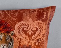 HIP Mako Satin Bettwäsche 155 X 220 cm + 1 x 80 X 80 cm Anakin orange