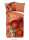 HIP Mako Satin Bettwäsche 155 X 220 cm + 1 x 80 X 80 cm Anakin orange
