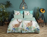 HIP Mako Satin Bettwäsche 155 X 220 cm + 1 x 80 X 80...