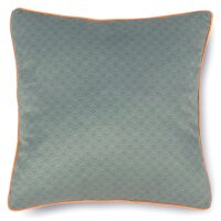 Descanso 100 % Polyvelvet Dekokissen 1 teilig 48 X 48 cm Fiori Green