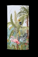 Good Morning Mikrofaser Strandtuch Liegetuch 75 X 150 cm Jungle Party bunt