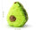 Soma Plüsch-Kissen Avocado Sofa-Rückenkissen Rund Lebensmittel Spielzeug Kuschel-Tier Plüsch-Tier Toy Früchte grün (Avocado 15 cm) + GRATIS Schlüsselanhänger