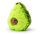 Soma Plüsch-Kissen Avocado Sofa-Rückenkissen Rund Lebensmittel Spielzeug Kuschel-Tier Plüsch-Tier Toy Früchte grün (Avocado 15 cm) + GRATIS Schlüsselanhänger