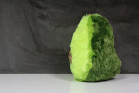 Soma Plüsch-Kissen Avocado Sofa-Rückenkissen Rund Lebensmittel Spielzeug Kuschel-Tier Plüsch-Tier Toy Früchte grün (Avocado 20 cm)+GRATIS Schlüsselanhänger