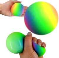 Soma Quetschball Squeeze Ball 7cm Regenbogen Anti-Stress...