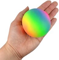 Soma Quetschball Squeeze Ball 7cm Regenbogen Anti-Stress Ball zum Kneten Squishy Fidget Toy XL Junge Mädchen Soft Squishies