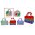 Bubble Pop it Simple Dimple Handtasche Zappelspielzeug Anti Stress Spielzeug Kinder Tasche Weiß Grün Gelb Lila