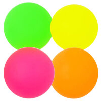 Quetschball Squeeze Ball 9cm bunt Uni Anti-Stress Ball zum Kneten Squishy Fidget Toy XL Junge Mädchen Soft Squishies (Ball 9 cm neon orange)