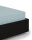 Heckett and Lane Mako Satin Elementi Spannbetttuch 90x200+40 cm, Sphere Blue Uni Sphere-Blue 1 Spannbetttuch
