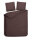 Heckett and Lane Mako Satin Banda BW 200 Marsala Brown Striped Marsala-Brown