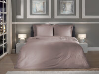 Heckett and Lane Mako Satin Punto Bettwäsche 135 Canyon Rose Dotted Canyon-Rose 1 Bettbezug 135x200cm + 1 Kissenbezug 80x80cm