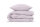 Zo!Home  Lino Bettwäsche 200 Grey Lilac Uni Grey-Lilac 1 Bettbezug 200x200cm + 2 Kissenbezug 80x80cm