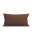 Heckett and Lane Mako Satin Elementi Kissenbezug 40x80 Marsala Brown Uni Marsala-Brown