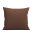 Heckett and Lane Mako Satin Elementi Kissenbezug 80x80 Marsala Brown Uni Marsala-Brown