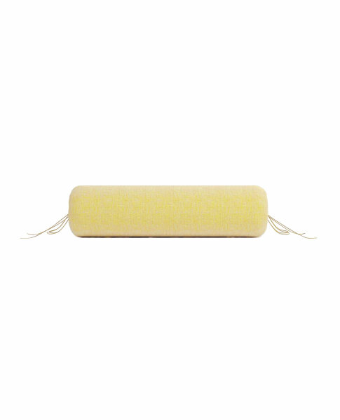 Zo!Home  Lino Nackenrollenbezug 25x90 Aspen Yellow Uni Aspen-Yellow