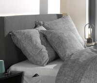Zo!Home  Lino Kissenbezug 70x90 Dark Grey Uni Dark-Grey