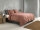 Zo!Home Mako Satin Satinado Bettwäsche 155 Canyon Rose Uni Canyon-Rose 1 Bettbezug 155x220cm + 1 Kissenbezug 80x80cm