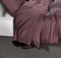 Zo!Home Mako Satin Satinado Laken 160x290 Mauve Lilac Uni...