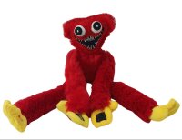 Huggy Wuggy Poppy Playtime Huggy Wuggy Kuscheltiere Plüsch New Horror Game Hagiwagi Plüschpuppe für Kinder (40 cm rot)