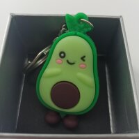 Avocado Schlüsselanhänger Mini Avocado Anhänger Geschenk Cartoon Schlüsselanhänger Silikon Grüner Schlüsselanhänger für Handyhülle Charme Rucksack Geschenk für Jungen und Mädche