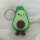 Avocado Schlüsselanhänger Mini Avocado Anhänger Geschenk Cartoon Schlüsselanhänger Silikon Grüner Schlüsselanhänger für Handyhülle Charme Rucksack Geschenk für Jungen und Mädche