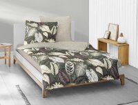 Irisette Mako-Satin Bettwäsche Set Crown-K 8402 multi 155 x 200 cm + 1 x Kissenbezug 80 x 80 cm