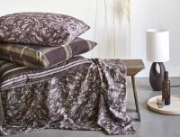 Irisette Mako-Satin Bettwäsche Set Sky 8421 beere 155 x 220 cm + 1 x Kissenbezug 80 x 80 cm