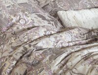 Irisette Mako-Satin Bettwäsche Set Sky 8436 beige 155 x 200 cm + 1 x Kissenbezug 80 x 80 cm