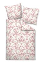 Janine Mako-Satin Bettwäsche 2 teilig 135 cm x 200 cm  MILANO 45058-001-500 fuchsia pink