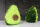 Soma Plüsch-Kissen Avocado Sofa-Rückenkissen Rund Lebensmittel Spielzeug Kuschel-Tier Plüsch-Tier Toy Früchte grün (Avocado 20 cm)