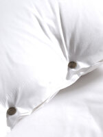 Yellow Perkal Percale Bettwäsche 155 Optic White Uni Optic-White 1 Bettbezug 155x220cm + 1 Kissenbezug 80x80cm