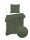Zo!Home  Velluto Bettwäsche 135 Racing Green Uni Racing-Green 1 Bettbezug 135x200cm + 1 Kissenbezug 80x80cm