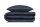 Zo!Home  Velluto a Coste Bettwäsche 155 Night Blue Uni Night-Blue 1 Bettbezug 155x220cm + 1 Kissenbezug 80x80cm