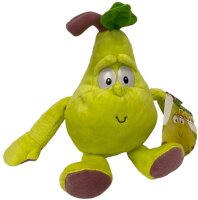 Kuscheltier Plüschtier Goodness Gang Kissen Gemüsekorb, Speise Obst Zubehör für Kaufladen und Kinderküche für Mädchen, Jungen & Babys – Flauschiges Stofftier zum Spielen Birne