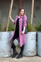 Knit Factory Kim Kleid XL Glatt Lila