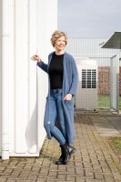 Knit Factory Jasmin Strickjacke 40/42 Glatt Dunkelblau