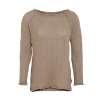 Knit Factory Jasmin Pullover 40/42 Glatt Beige