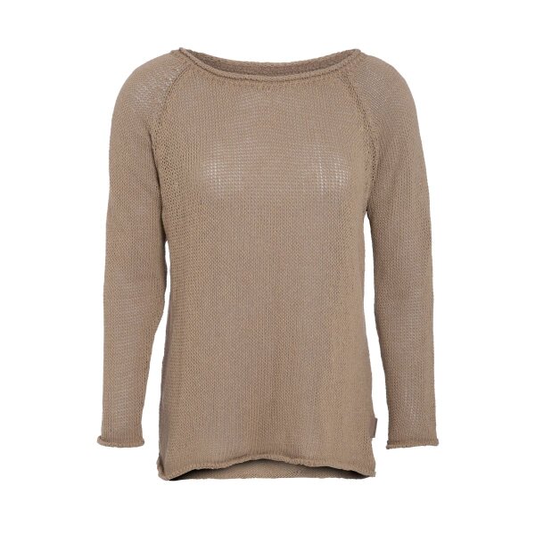 Knit Factory Jasmin Pullover 36/38 Glatt Beige