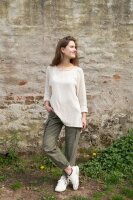 Knit Factory Jasmin Pullover 40/42 Glatt Beige