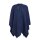 Knit Factory Jazz Poncho capes One Size Glatt Dunkelblau