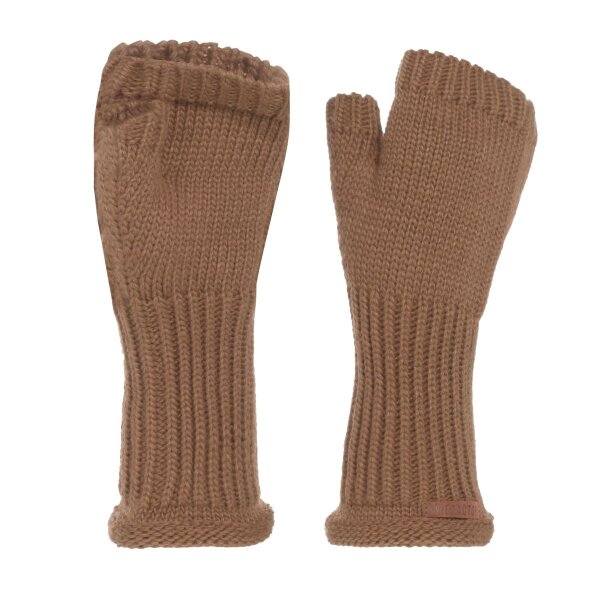 Knit Factory Cleo Handschuhe One Size Glatt Beige