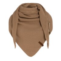 Knit Factory Coco DreiecksSchal 190x85 cm Glatt Beige