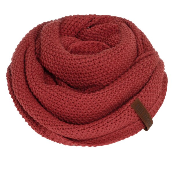 Knit Factory Coco Schal One Size Glatt Rot