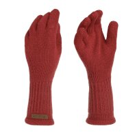 Knit Factory Lana Handschuhe One Size Glatt Rot